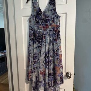 Simply Vera Vera Wang Multicolor High Low Dress